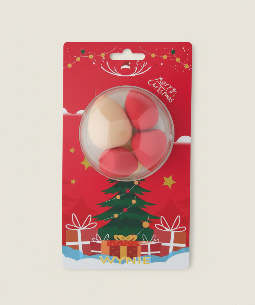 Esponjas de maquillaje navideñas Wynie