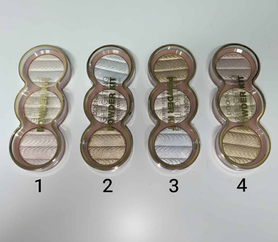 Iluminadores D'DONNA: Highlighting Powder Kit