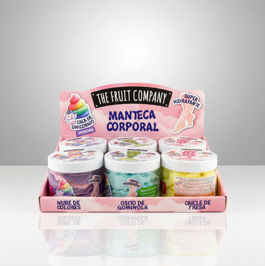 Manteca Corporal Caca de Unicornio The Fruit Company