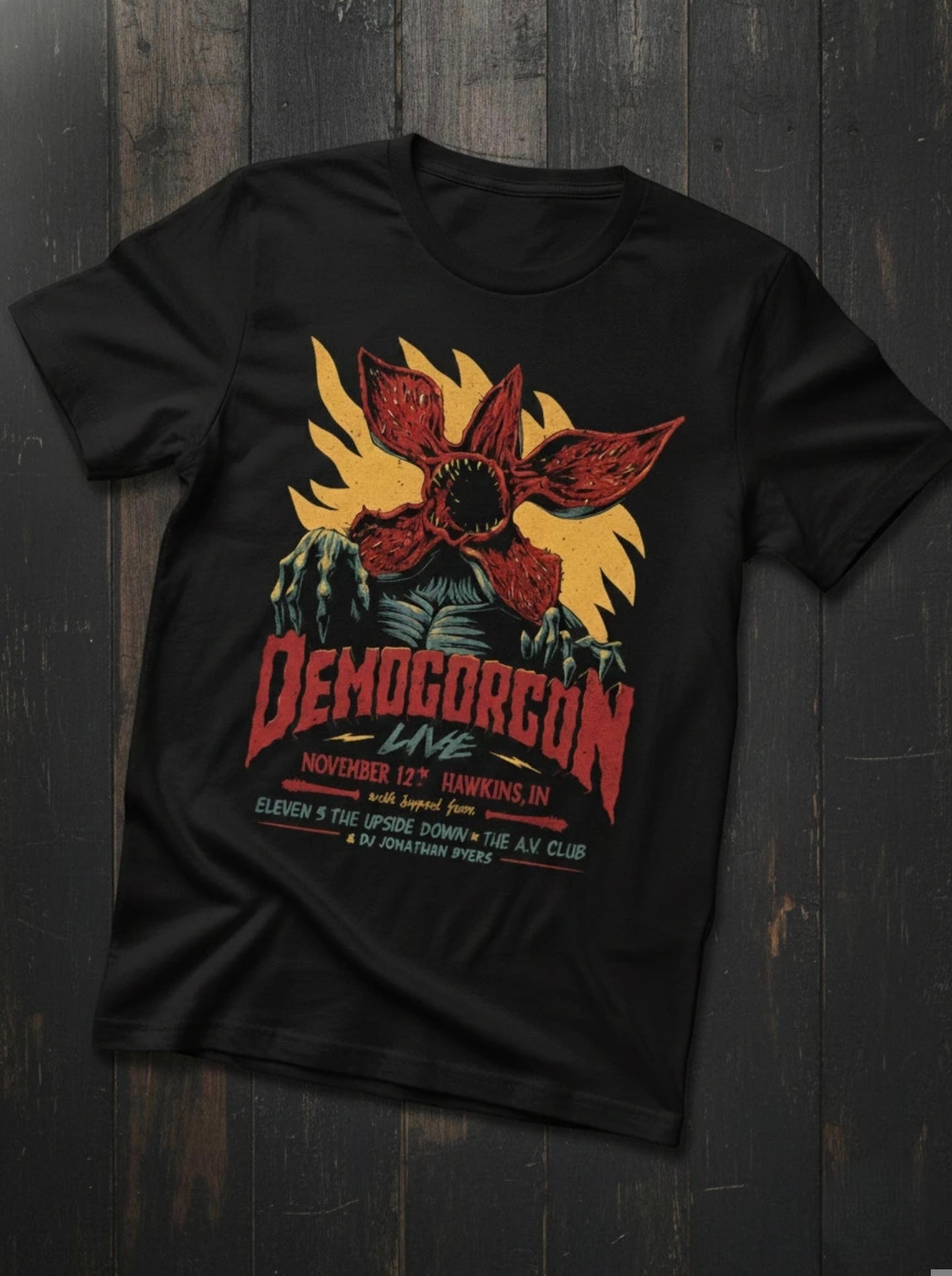 Camiseta 'Demogorgon Live'
