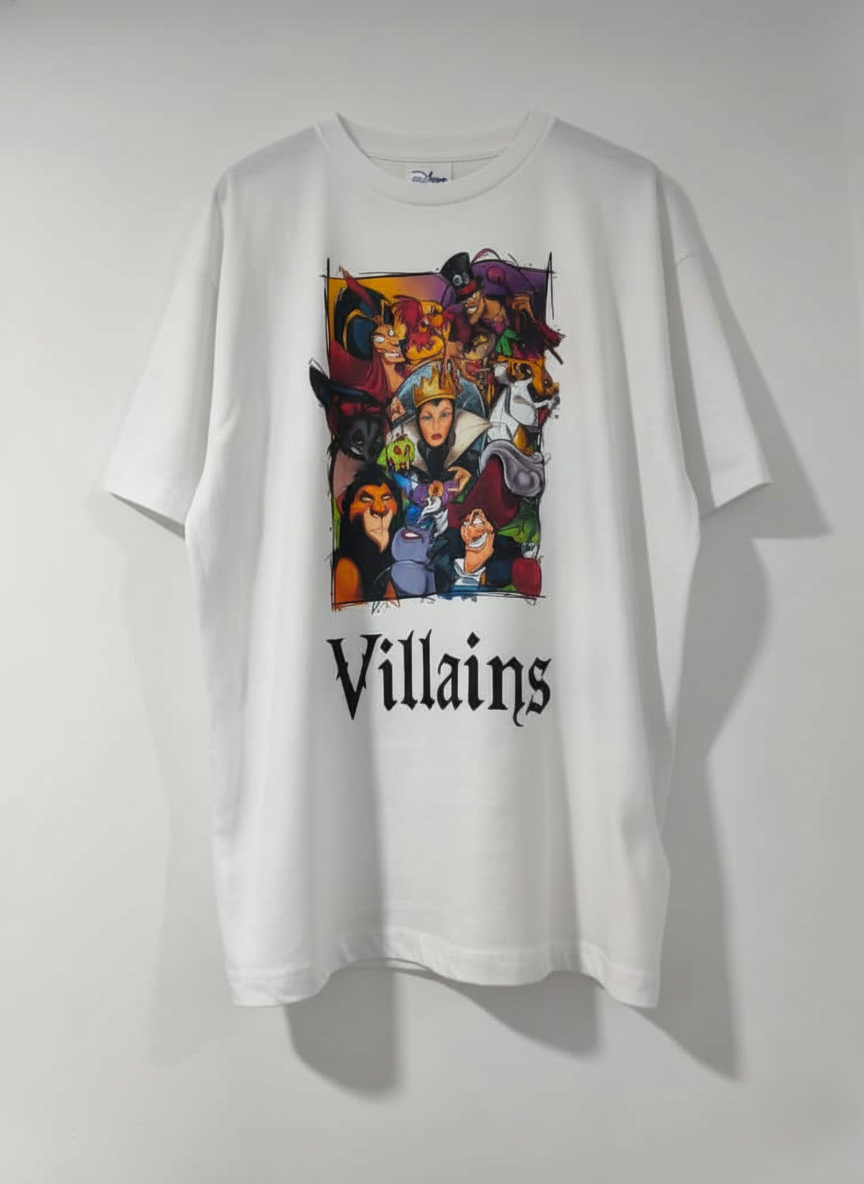 Camiseta OVERSIZE Disney Villains