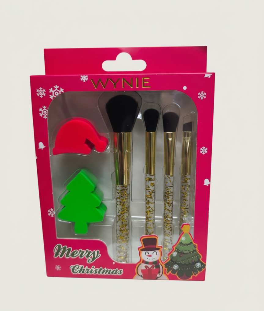 Set de brochas navideñas Wynie