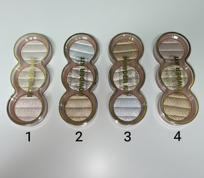 Iluminadores D'DONNA: Highlighting Powder Kit