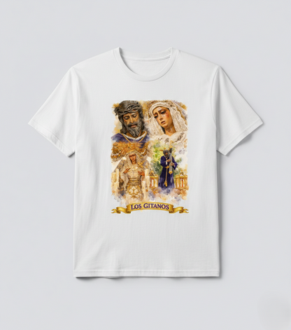 Camiseta Cofrade - Estilo Acuarela