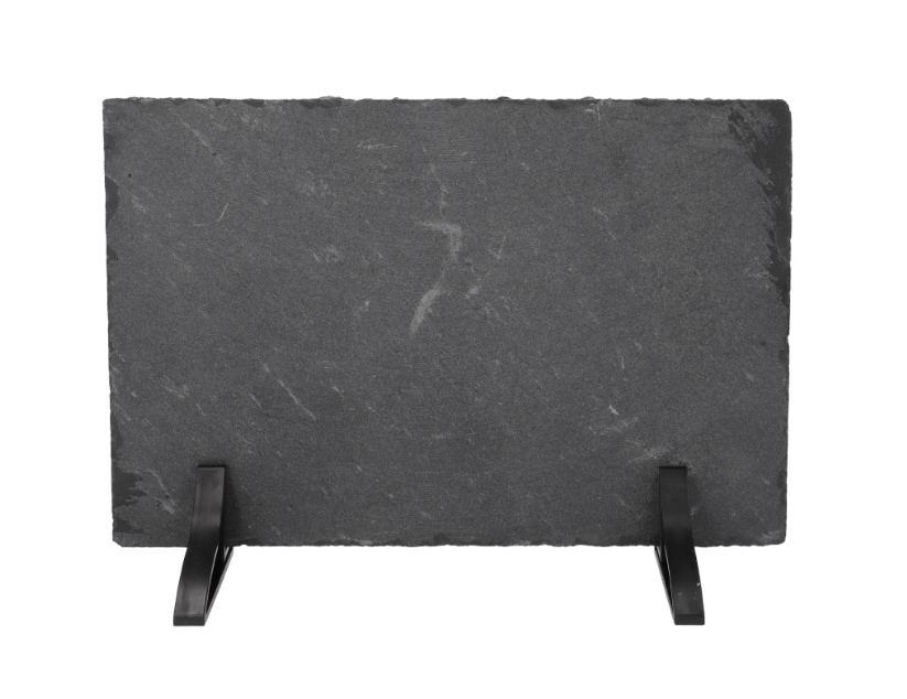 Pizarra para Sublimación de Roca Natural con Soporte