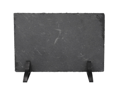 Pizarra para Sublimación de Roca Natural con Soporte