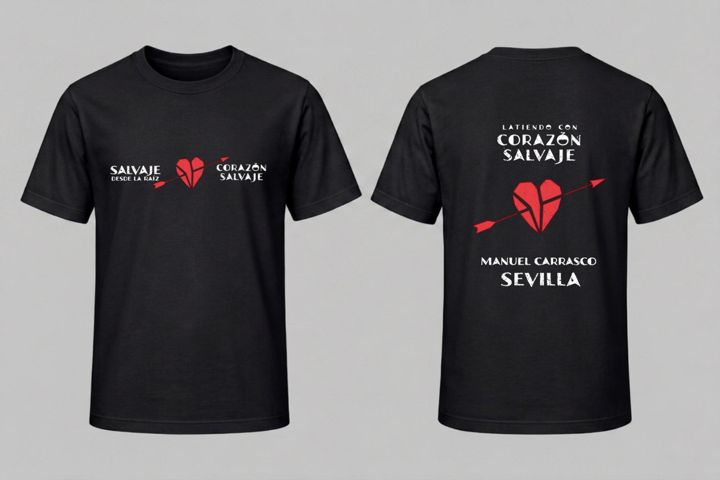 Camiseta Corazón Salvaje - Manuel Carrasco