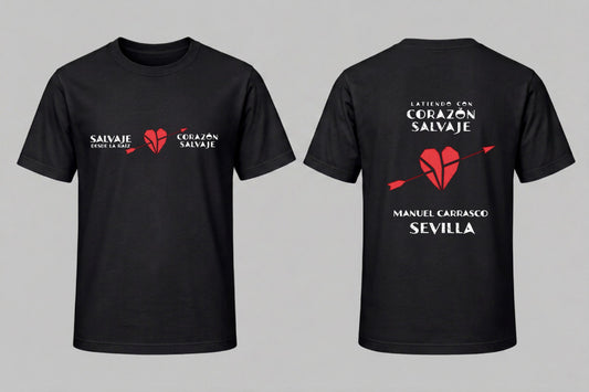 Camiseta Corazón Salvaje - Manuel Carrasco